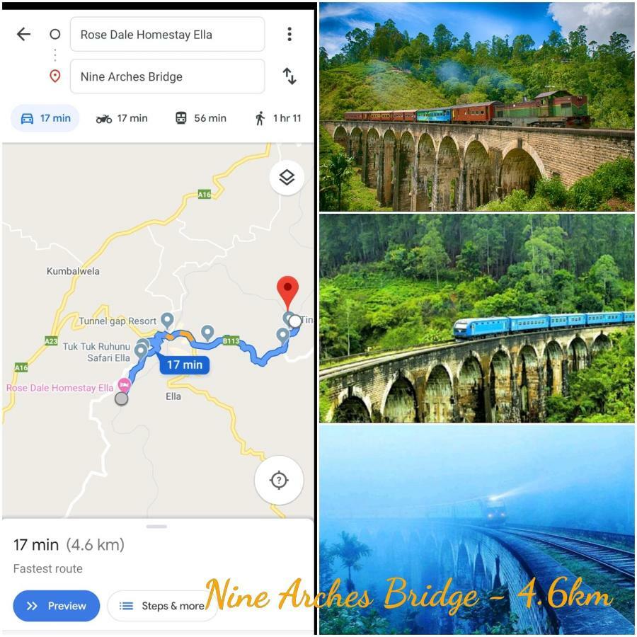 Rose Dale Homestay Ella Eksteriør bilde