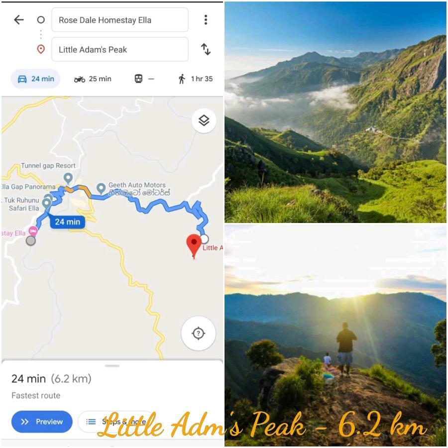 Rose Dale Homestay Ella Eksteriør bilde